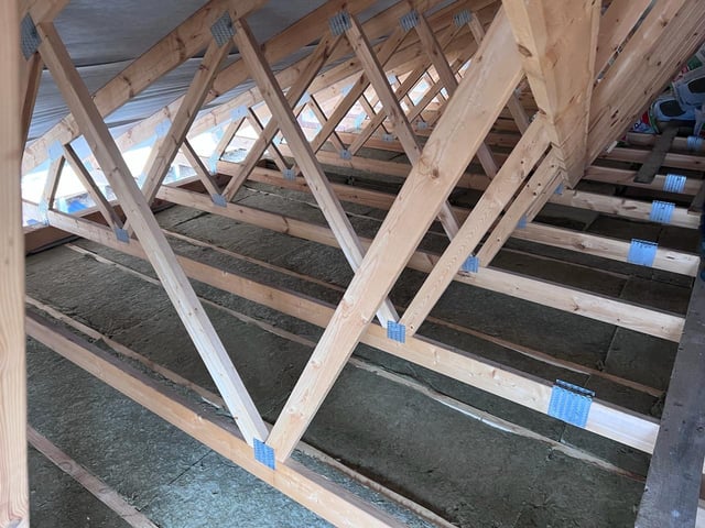 Монтаж кровли + водосток